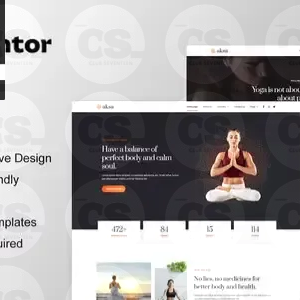 Aksa – Yoga Teacher & Studio Elementor Template Kit