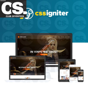 CSS Igniter Oscillator WordPress Theme