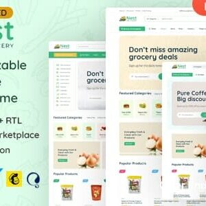 Nest – Grocery Store WooCommerce WordPress Theme