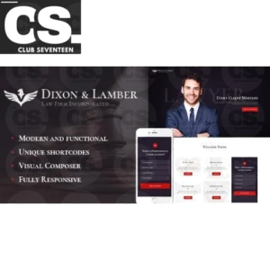 Dixon & Lamber | Law Firm WordPress Theme