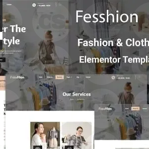 Fesshion – Fashion & Clothing Elementor Template Kit