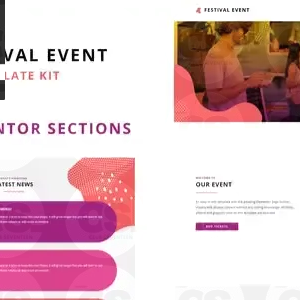 Festival Events – Elementor Template Kit