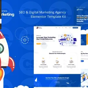 Influence Marketing – SEO & Digital Agency Elementor Template Kit