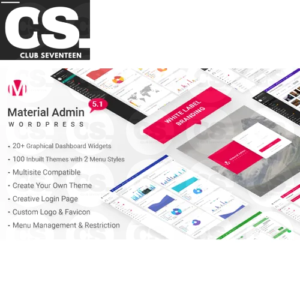 Material | White Label WordPress Admin Theme