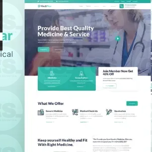 Mediphar – Pharmacy & Medical Elementor Template Kit