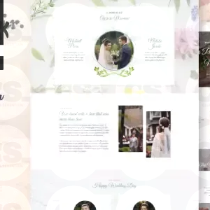 Memoir – Wedding Event & Party Organizer Elementor Template Kit