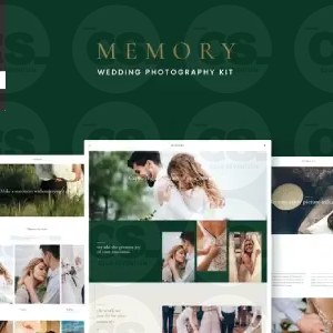 Memory – Wedding Photography Elementor Template Kits