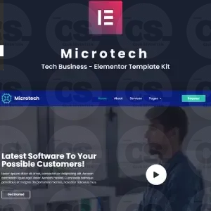 Microtech – Tech Business Elementor Template Kit