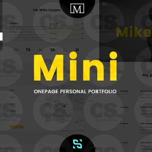 Mini – Onepage Personal Portfolio Theme