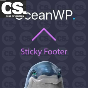 OceanWP Sticky Footer