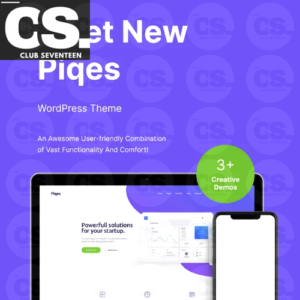 Piqes | Creative Startup & Agency WordPress Theme