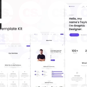 Portostar – Personal Portfolio Elementor Template Kit