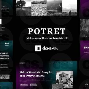 Potret – Photography Portfolio Elementor Template Kit