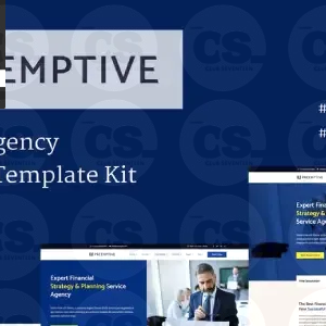 Preemptive – Business & Finance Elementor Template Kit