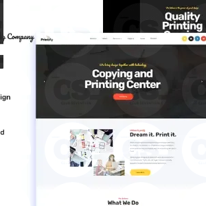 Printify – Printing Company Elementor Template Kit