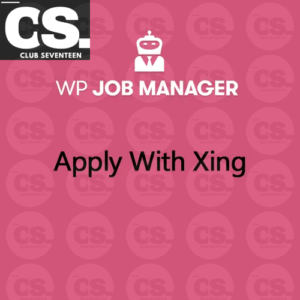 WP Job Manager Apply With Xing Addon