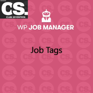 WP Job Manager Job Tags Addon