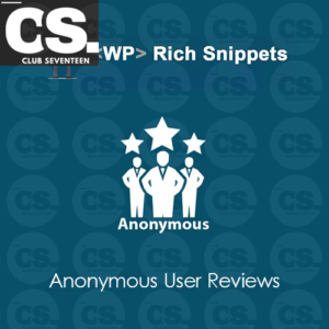 WP Rich Snippets Anonymous User Reviews