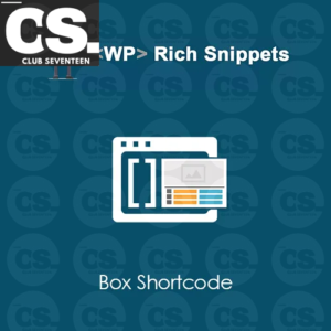 WP Rich Snippets Box Shortcode