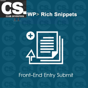 WP Rich Snippets Front-End Entry Submit