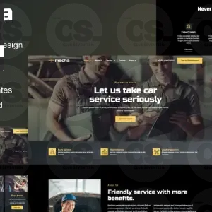 Mecha – Car Repair & Auto Service Elementor Template Kit