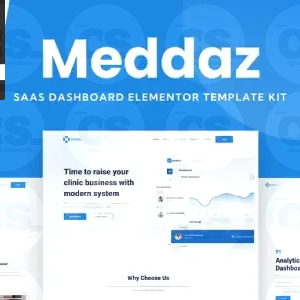 Meddaz – SaaS Medical Elementor Template Kit