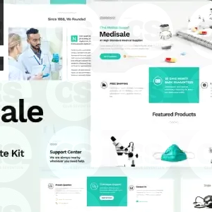 Medisale – Medical Shop Elementor Template Kit