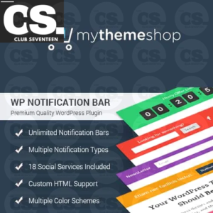 MyThemeShop WP Notification Bar Pro