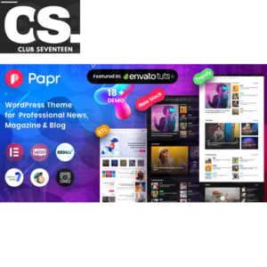 News Magazine Papr – News Magazine WordPress Theme