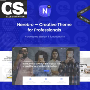 Norebro – Creative Portfolio Theme for Multipurpose Usage