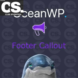 OceanWP Footer Callout