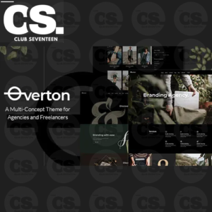 Overton – Creative Theme for Agencies and Freelancers