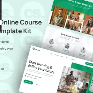 Qourse Education & Online Course Elementor Template Kit