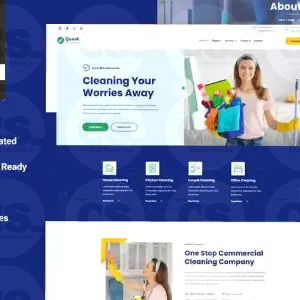 Queak – Cleaning Service Elementor Template Kit