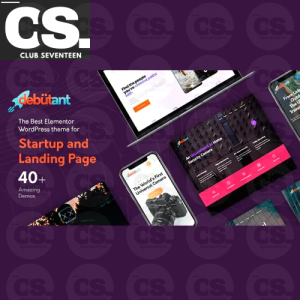 Debutant – Elementor Landing Page WP theme
