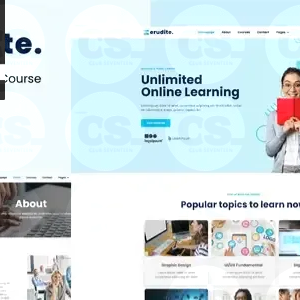 Erudite – Education & Online Course Elementor Template Kit