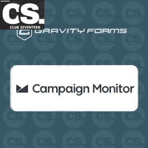 Gravity Forms Campaign Monitor Addon