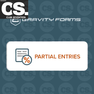 Gravity Forms Partial Entries Addon