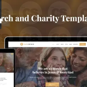 Holy – Church & Charity Template Kit