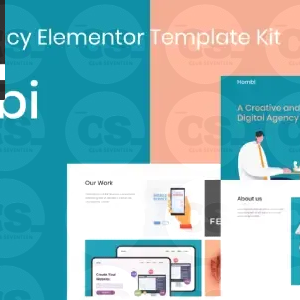 Hombi – Digital Agency Elementor Template Kit