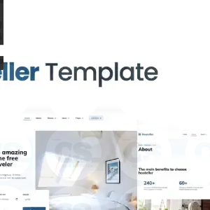 Hosteller – Hostel Booking Elementor Template Kit