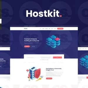 Hostkit – Hosting Services Elementor Template Kit