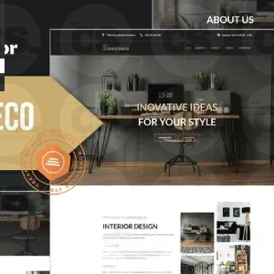 Housedeco – Interior Design Elementor Template Kit