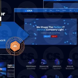 iDea – Technology & IT Network Service Elementor Template Kit