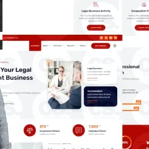 Ijin – Legal Business & Tax Consultant Services Elementor Template Kit