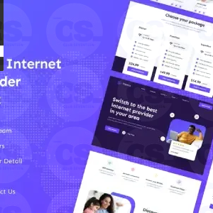 Inexus Broadband & Internet Service Provider Elementor Template Kit