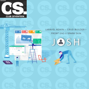 Josh – Laravel Admin Template + Front End + CRUD