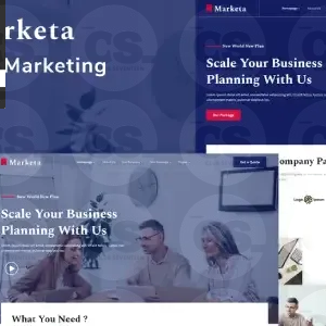 Marketa – Digital Agency Business Services Elementor Template Kit